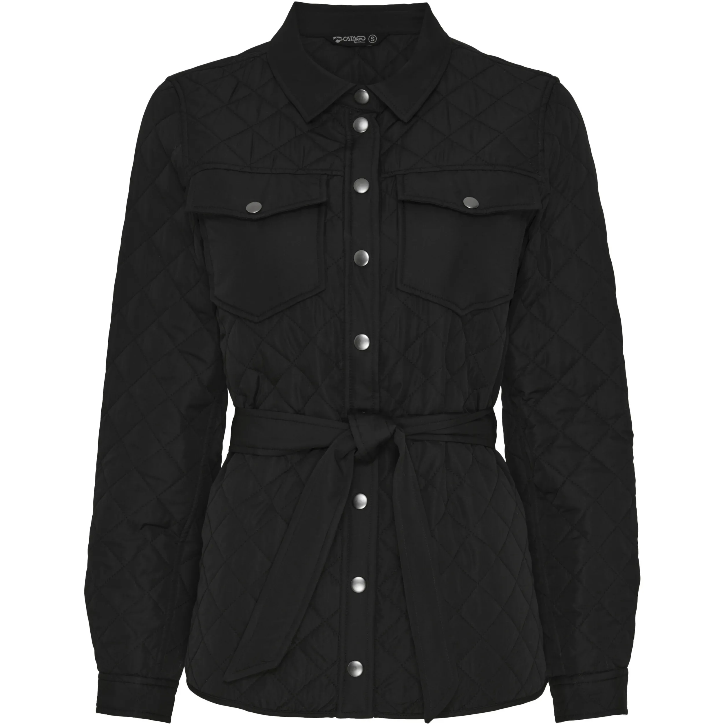Damen Steppjacke PEARL schwarz