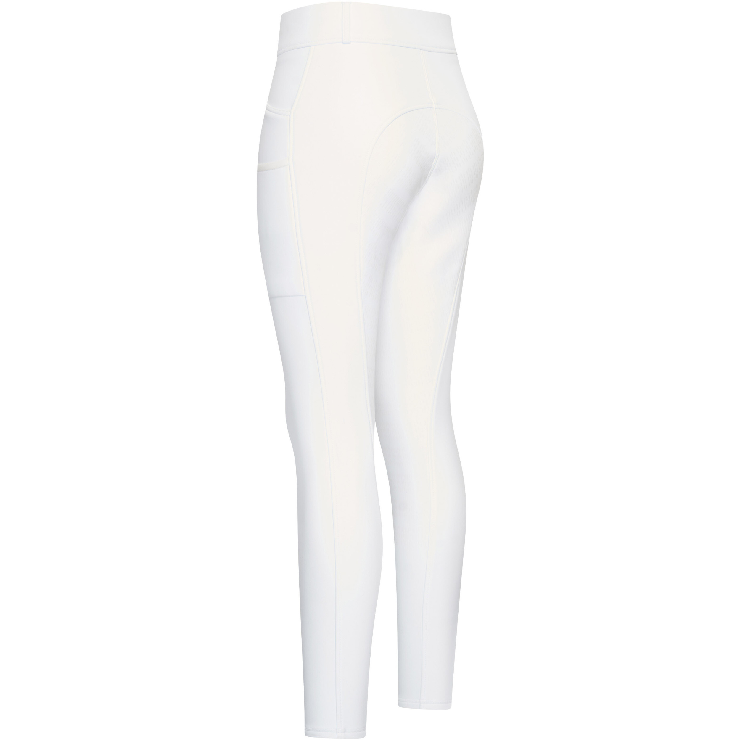 Damen Turnierreitleggings Silikon Vollbesatz IRHTamara weiß