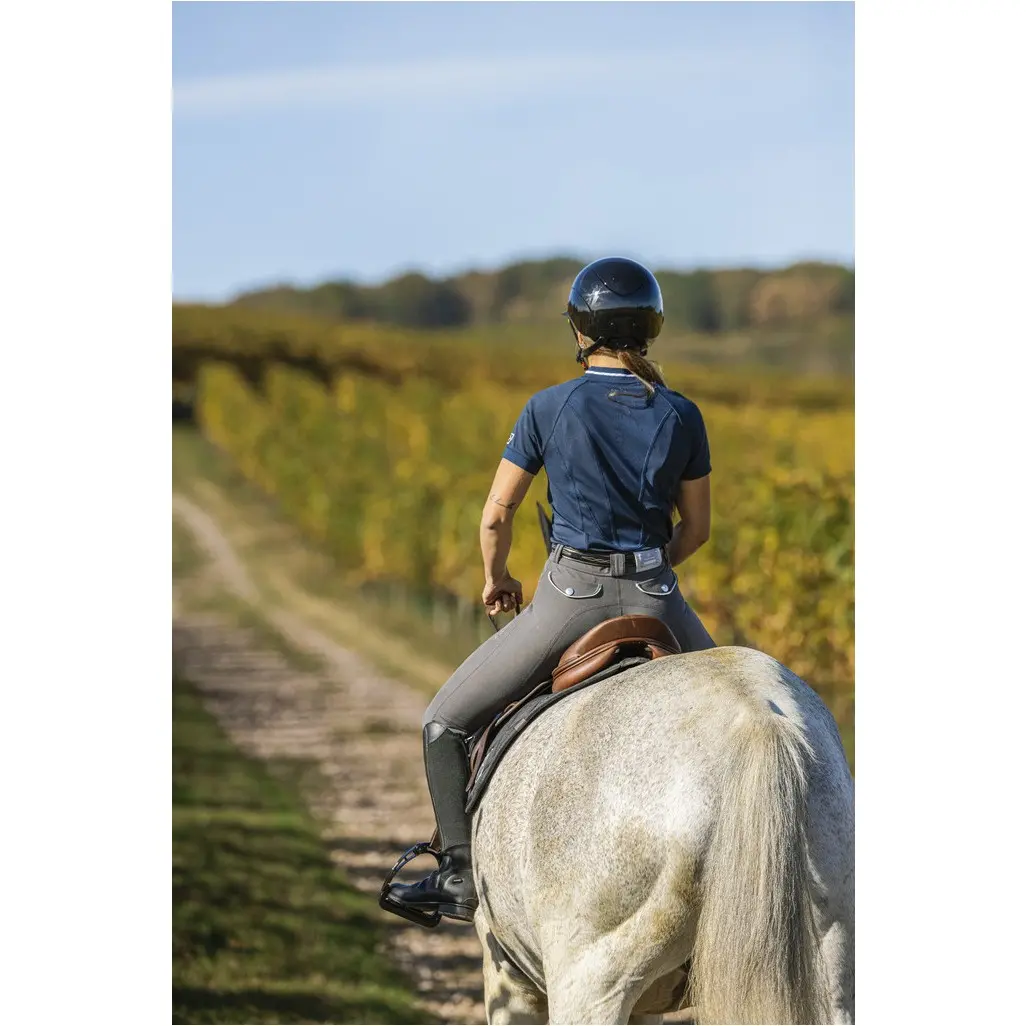 Damen Funktionsshirt ELODIE mit Mesheinsätzen marineblau Damen Funktionsshirt ELODIE mit Mesheinsätzen marineblau