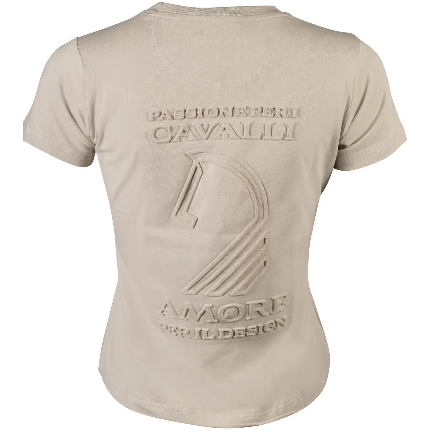Damen T-Shirt LIMONE grau/beige
