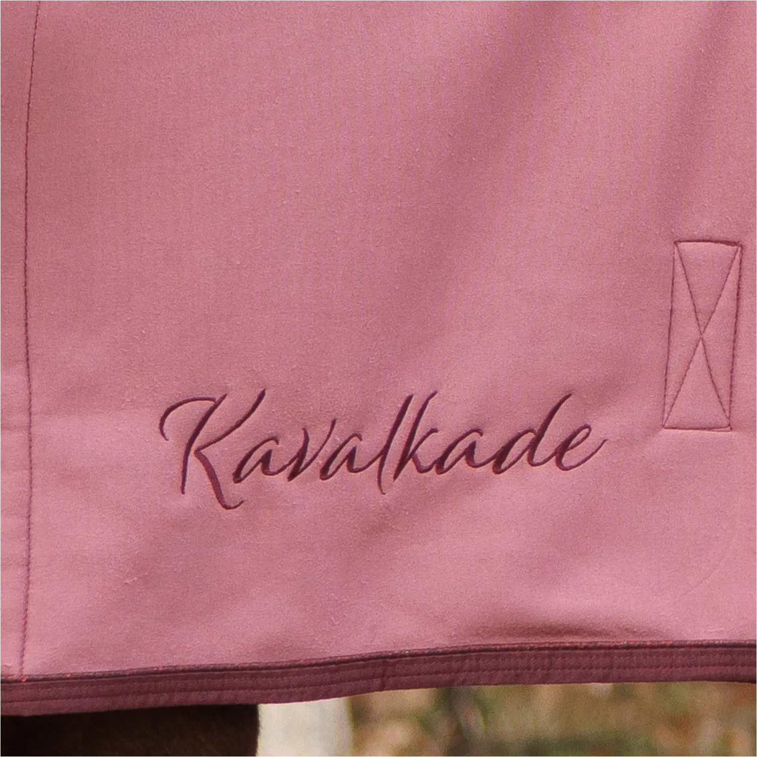 Abschwitzdecke GRACEFUL mauve/bordeaux