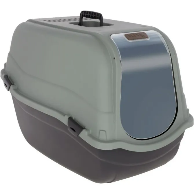 Katzentoilette EMMA Eco XL schwarz/grüngrau 65x44x46cm
