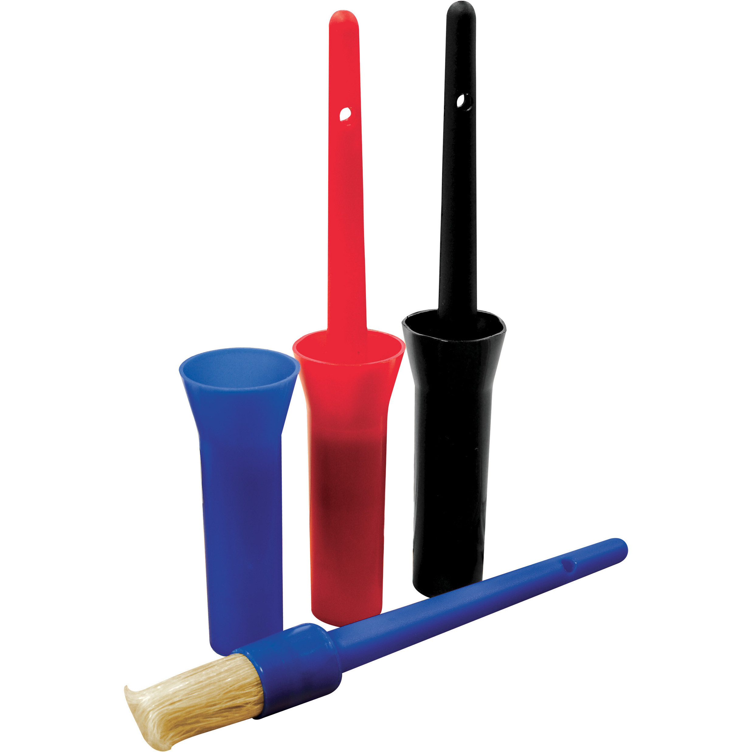 Hufpinsel mit Deckel blau