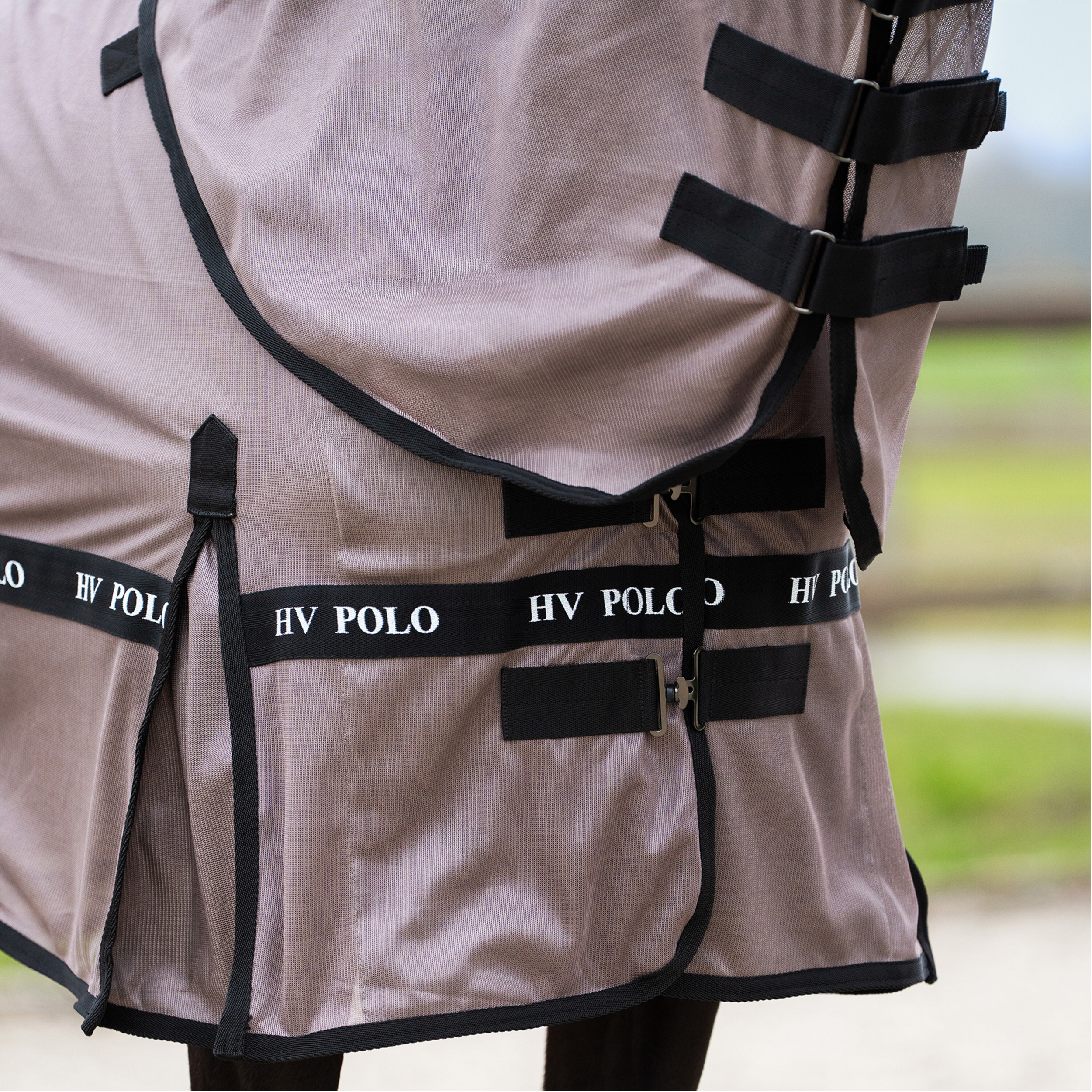 Fliegendecke mit Halsteil (abnehmbar) HVPNena espresso