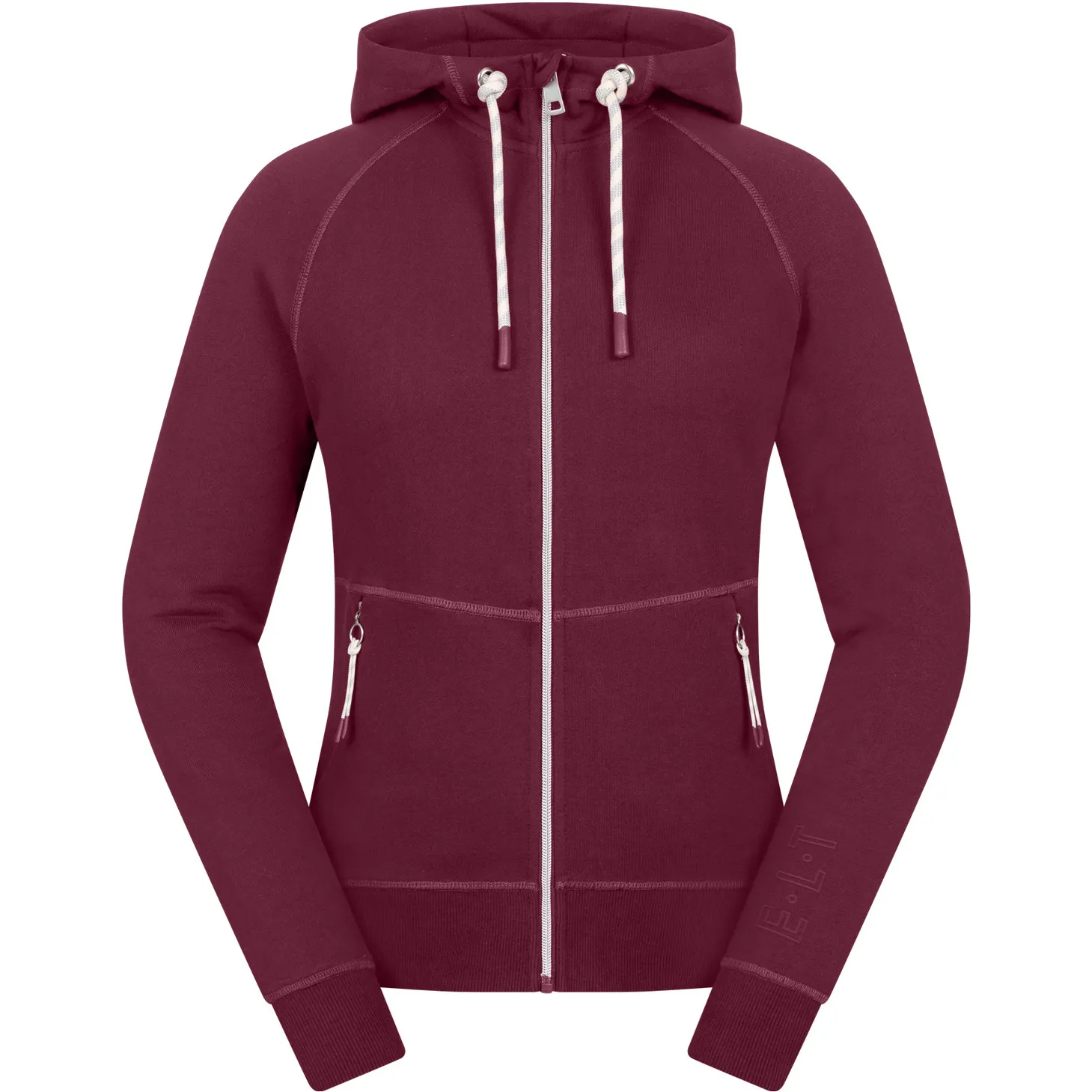 Damen Hoody-Jacke PAMPLONA samtrot