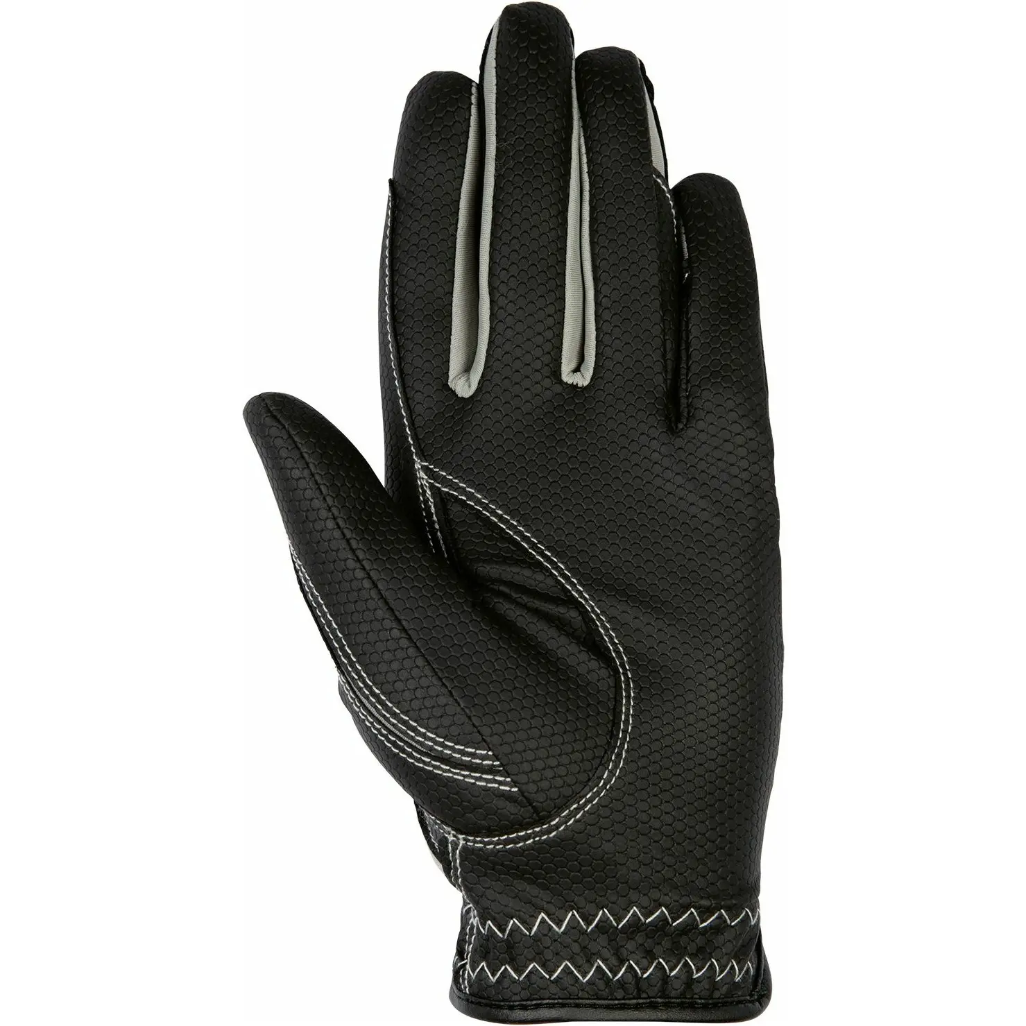 Damen Reithandschuhe FASHION schwarz/grau