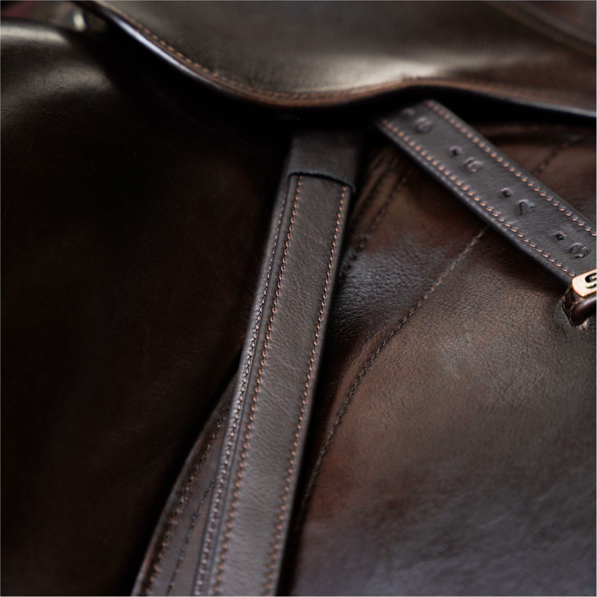 Steigbügelriemen IRH mit Nylonkern dark braun