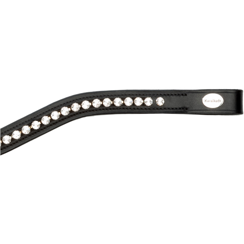 Stirnband Kandare CLASSIC schwarz/weiß