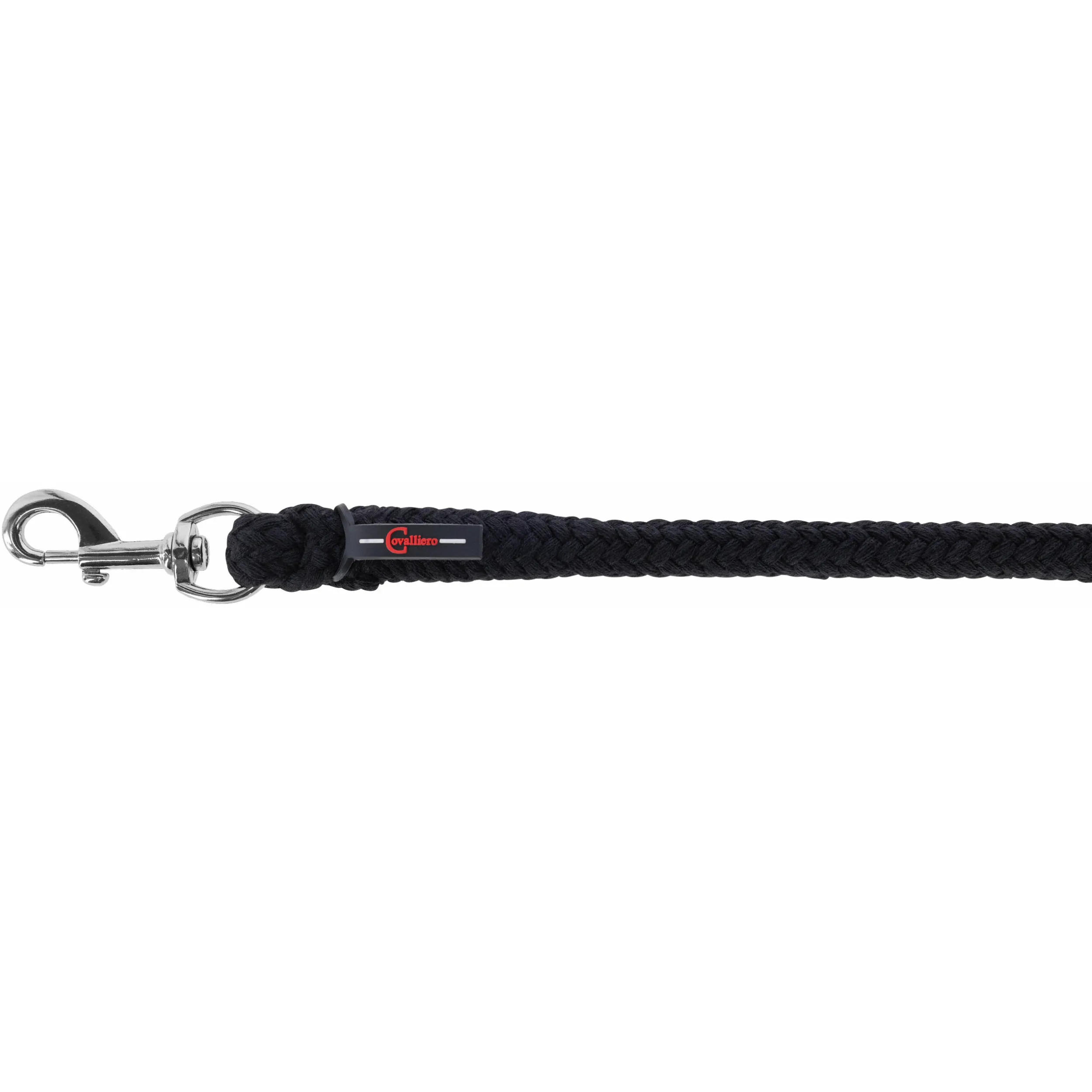 Führstrick mit Karabinerhaken DORIA black