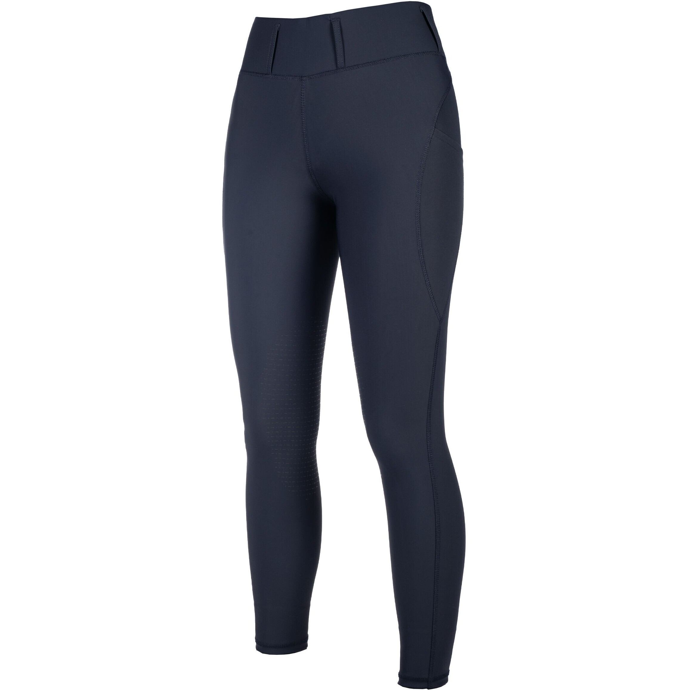 Damen Reitleggings Silikon Kniebesatz JIL HIGH WAIST dunkelblau