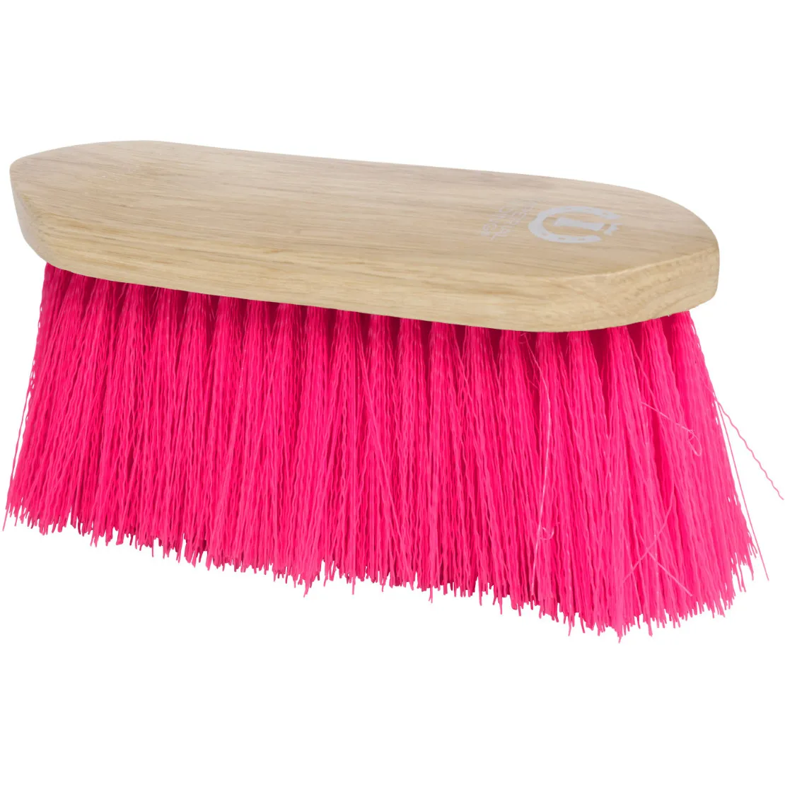 Wurzelbürste langes Nylon Haar mit Holzrücken IRH neon pink
