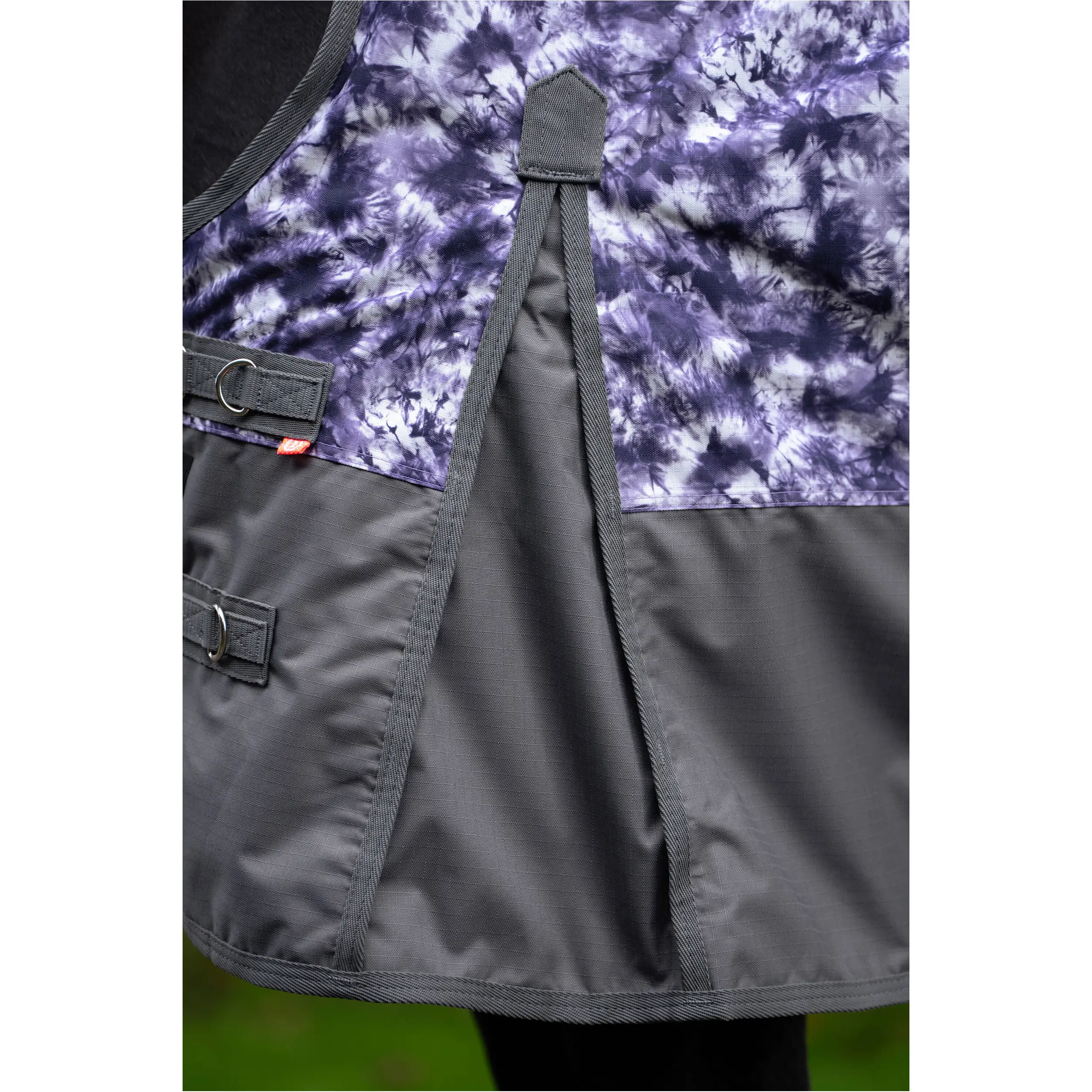 Outdoordecke High Neck 600D IRHCustomized purple check/grey
