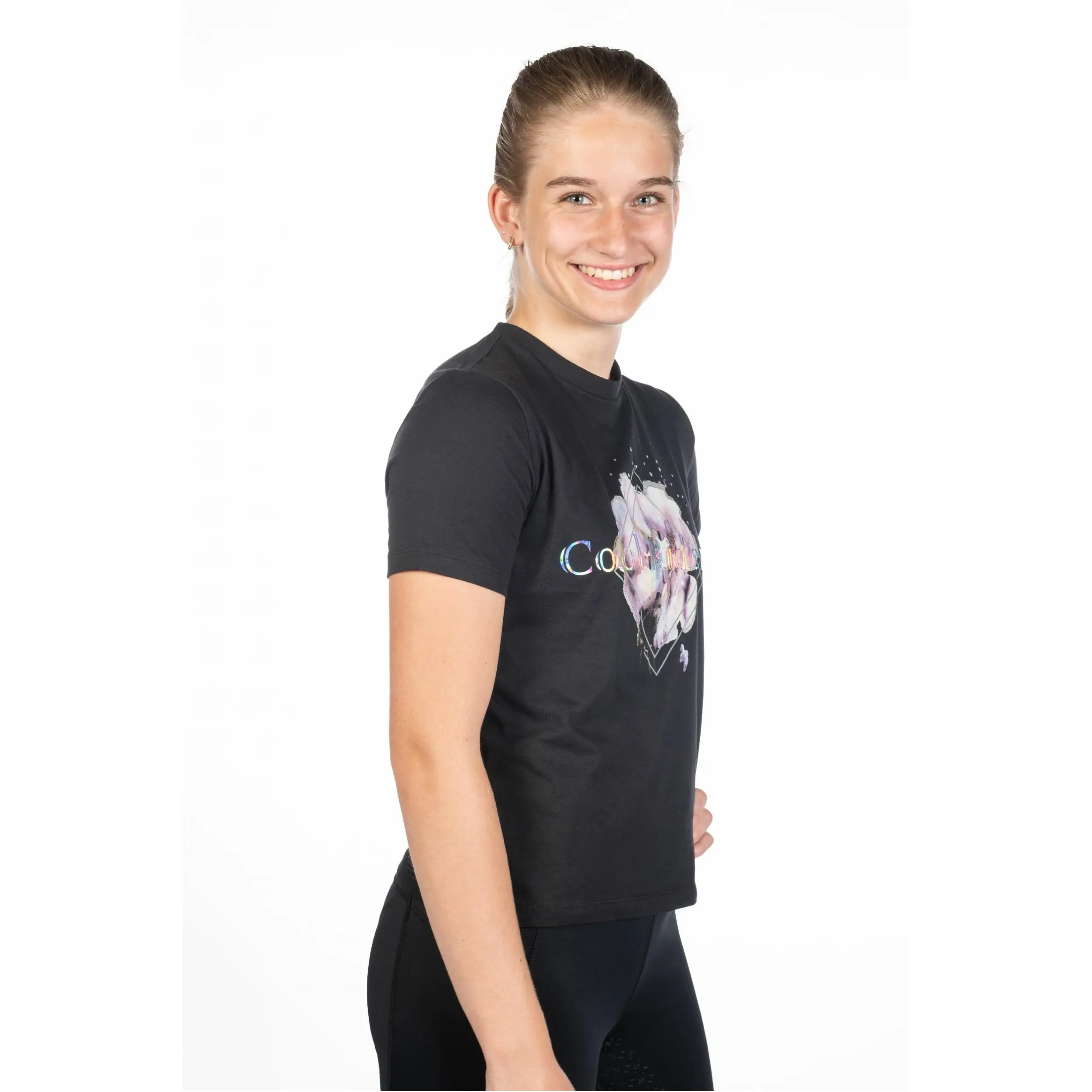 Kinder T-Shirt HAILEY schwarz