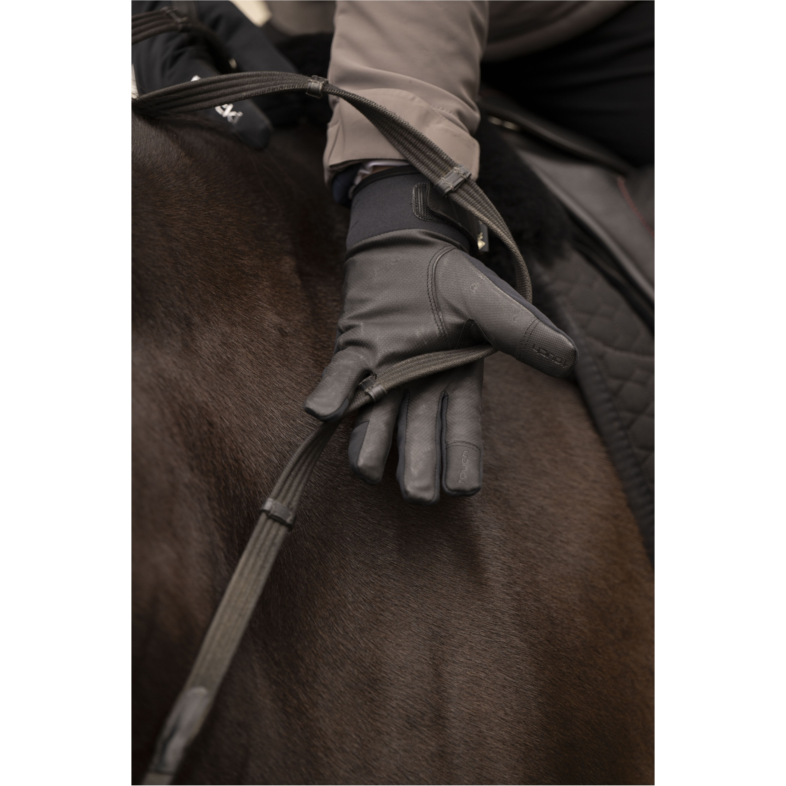 Winter Reithandschuhe WOLDA GTX schwarz