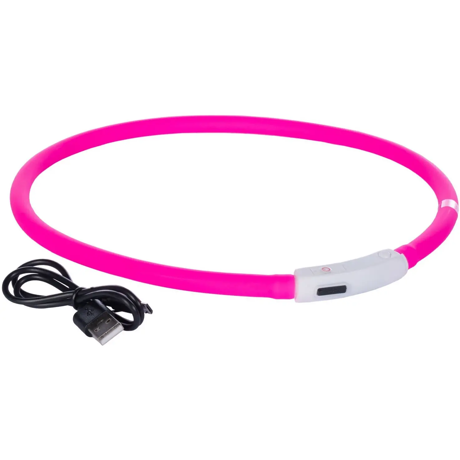 Leuchthalsband für Hunde LED pink