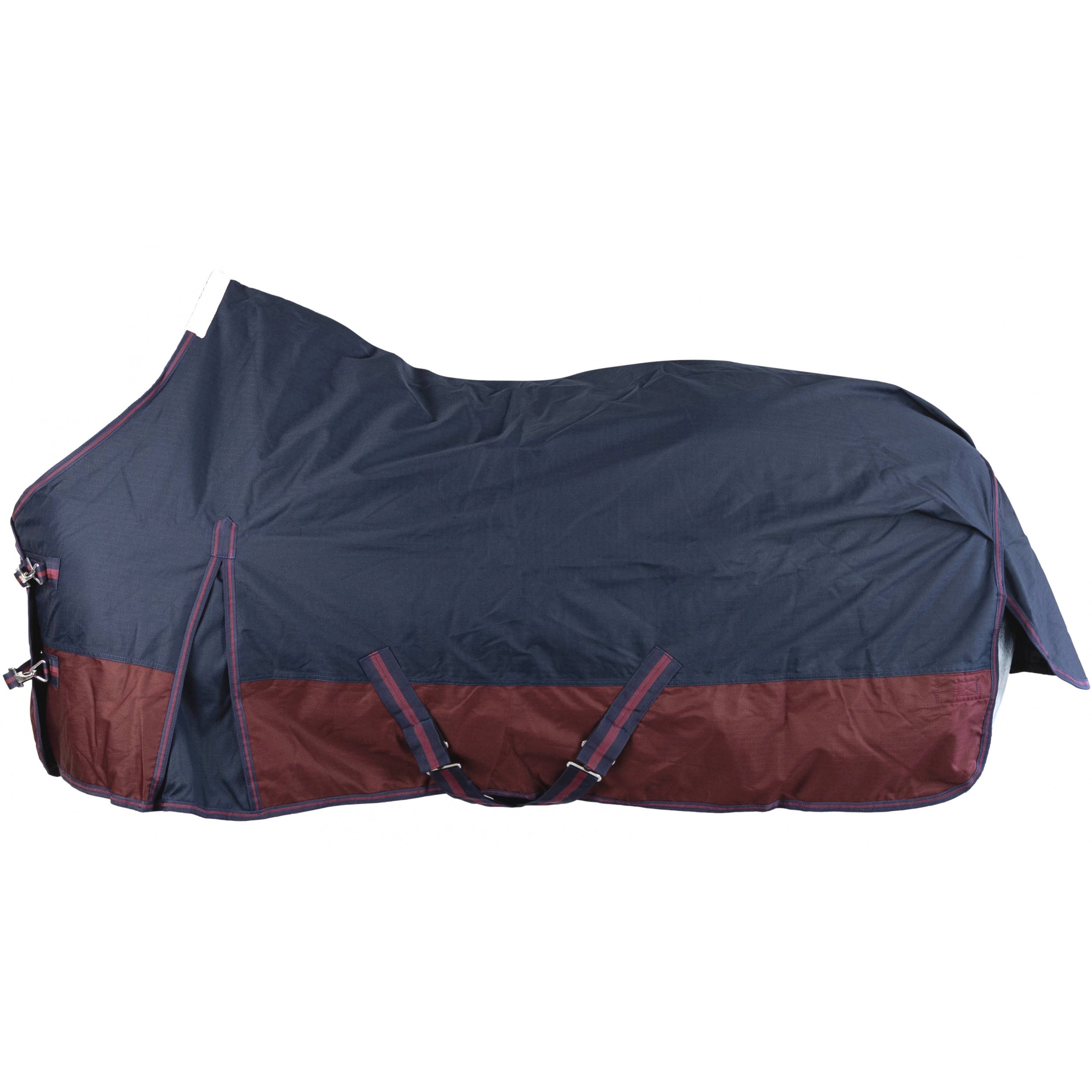 Winterdecke 100g Füllung 600D BASICLINE marine/kastanie - Posten Winterdecke 100g Füllung 600D BASICLINE marine/kastanie - Posten