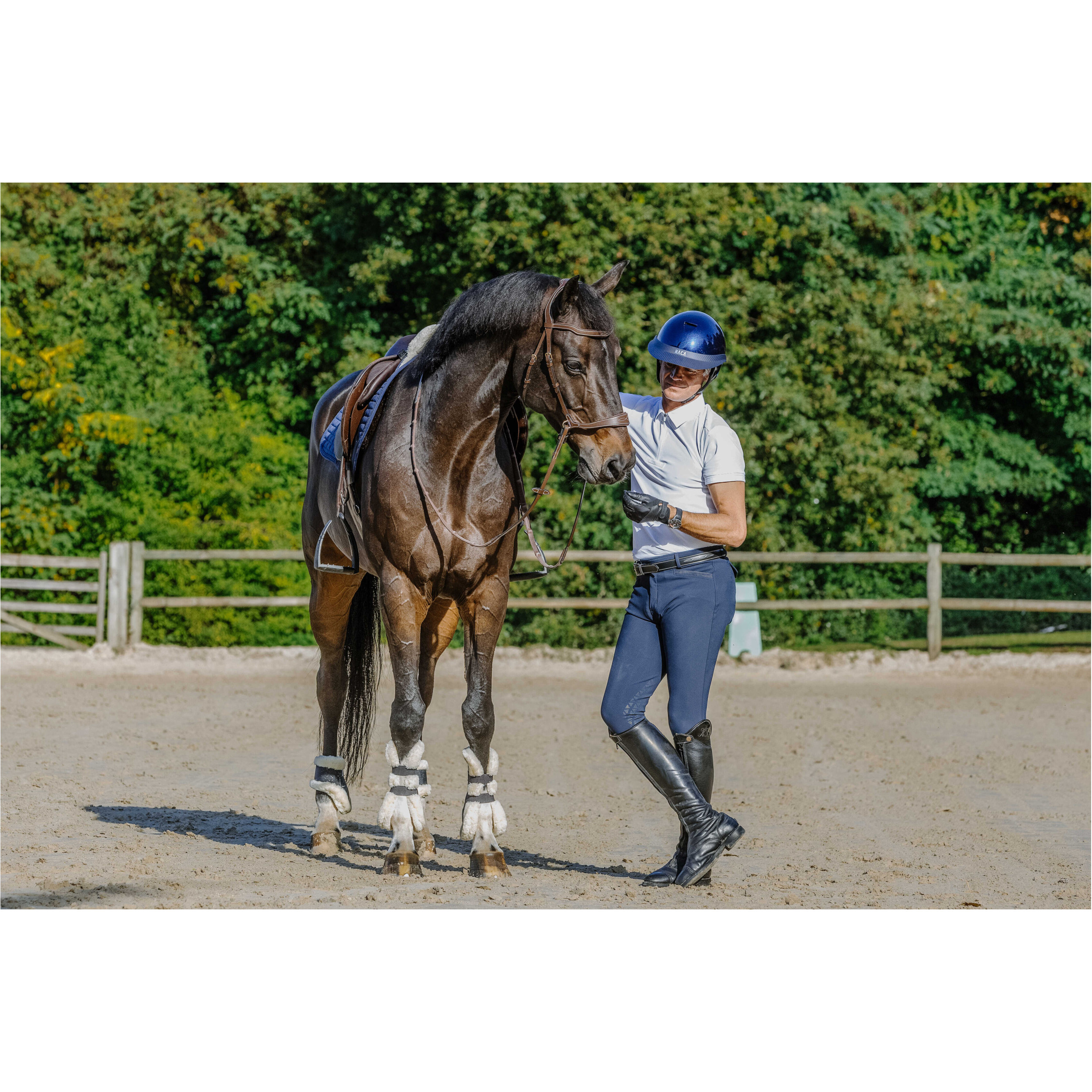 Herren Turnierpolo CHRIS weiß