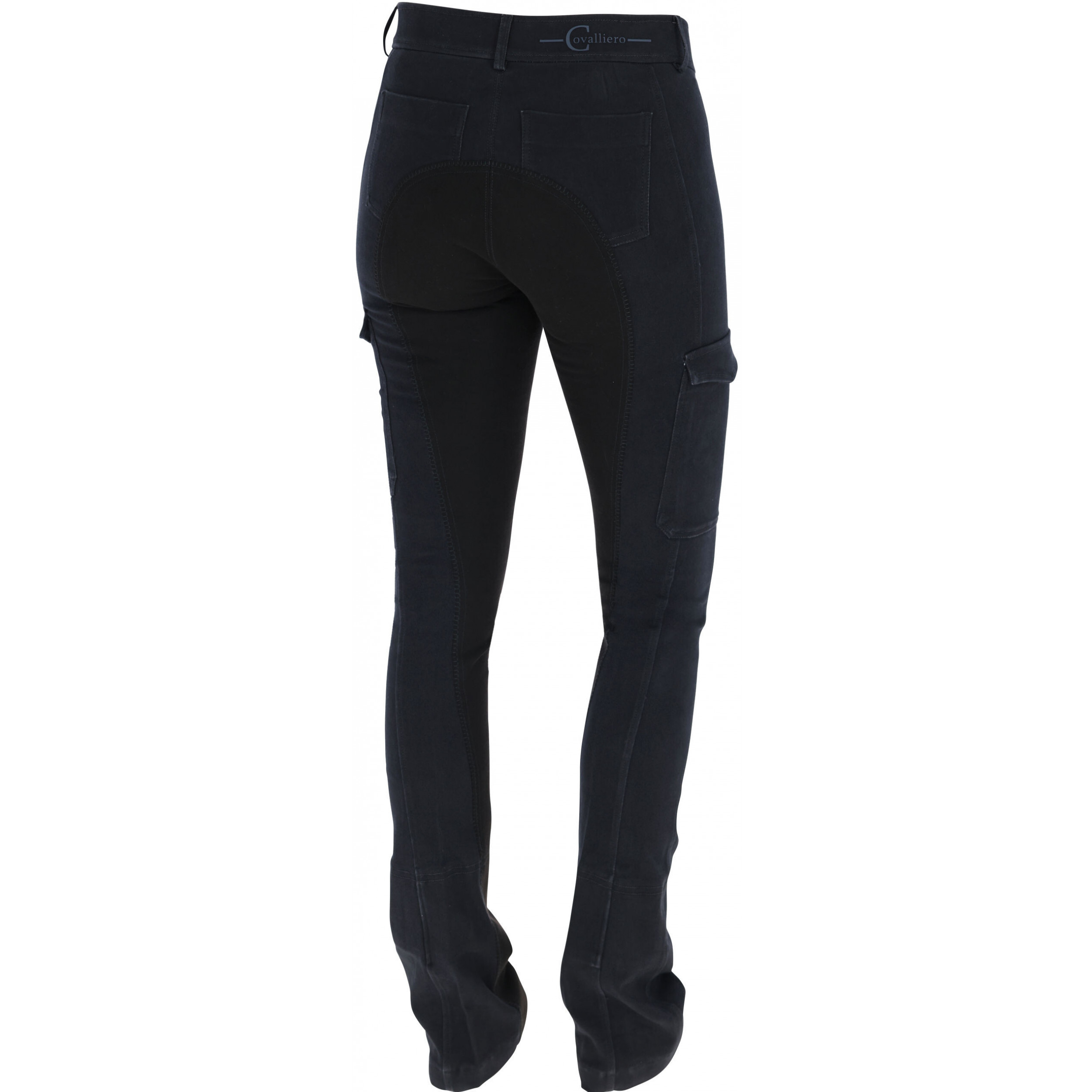Damen Jodhpur Reithose Vollbesatz BASIC PLUS graphite