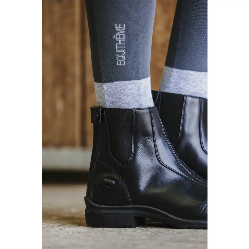 Reitstiefeletten SPORTY Echtleder schwarz