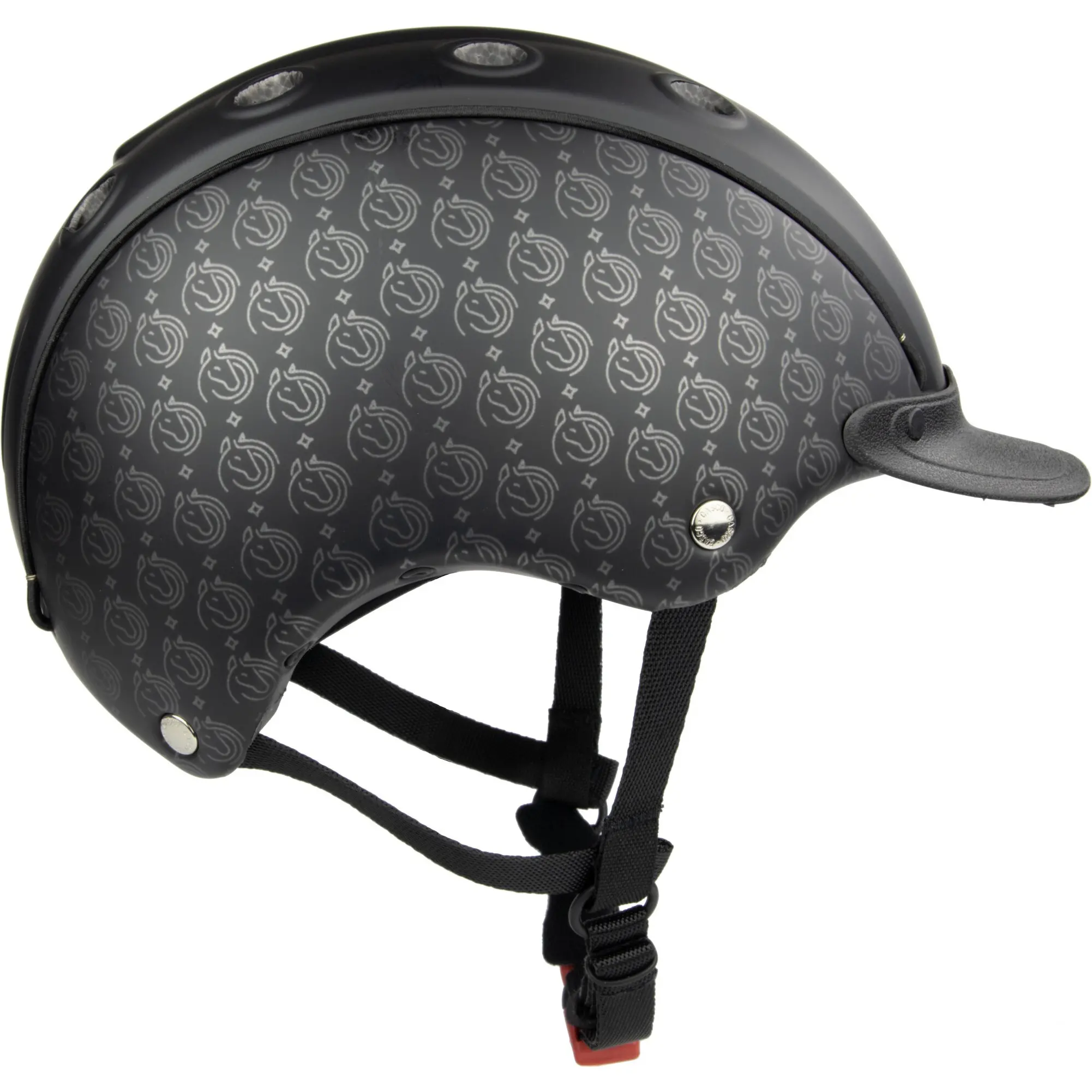 Kinder Reit-, Fahrrad- und Skihelm CHOICE Starlit schwarz print S (52-56cm)