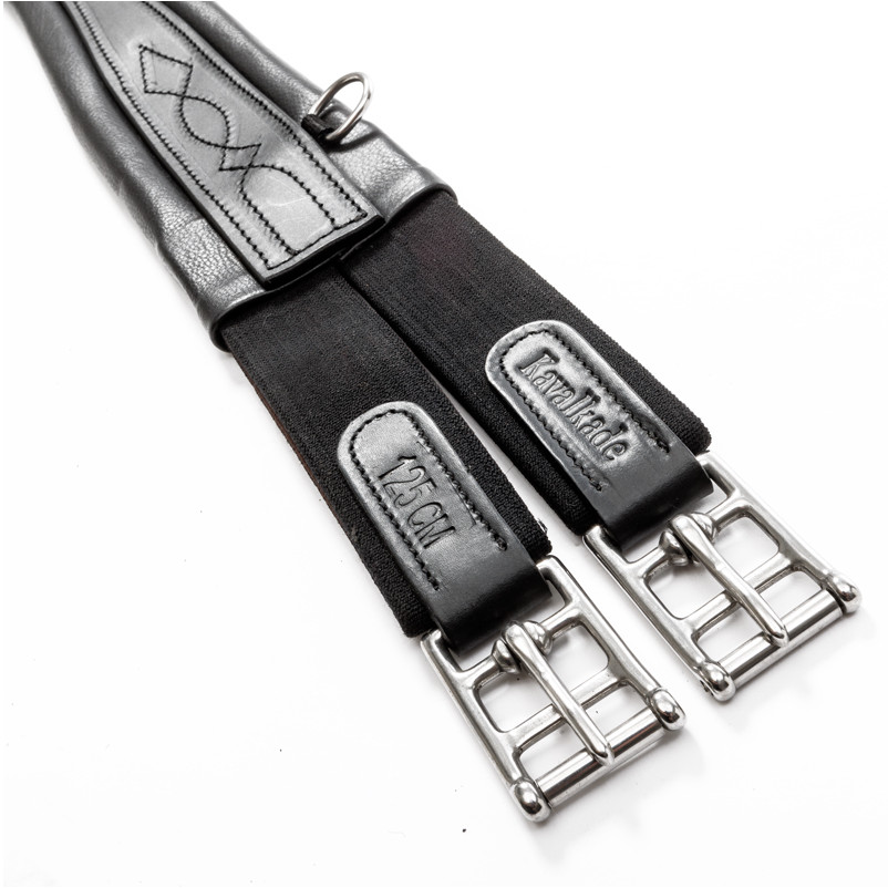 Ledersattelgurt geölt mit Elast CLASSIC schwarz