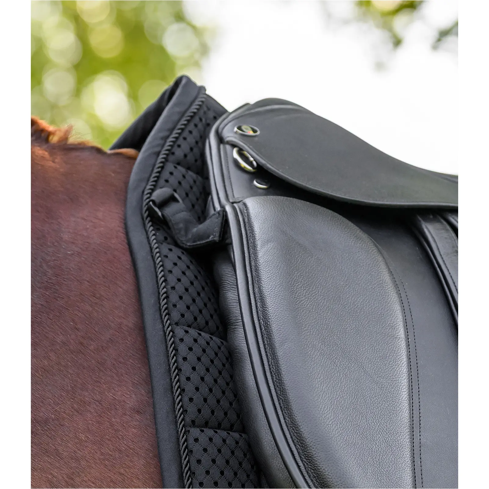 Schabracke BREATH PERFORMANCE schwarz Warmblut