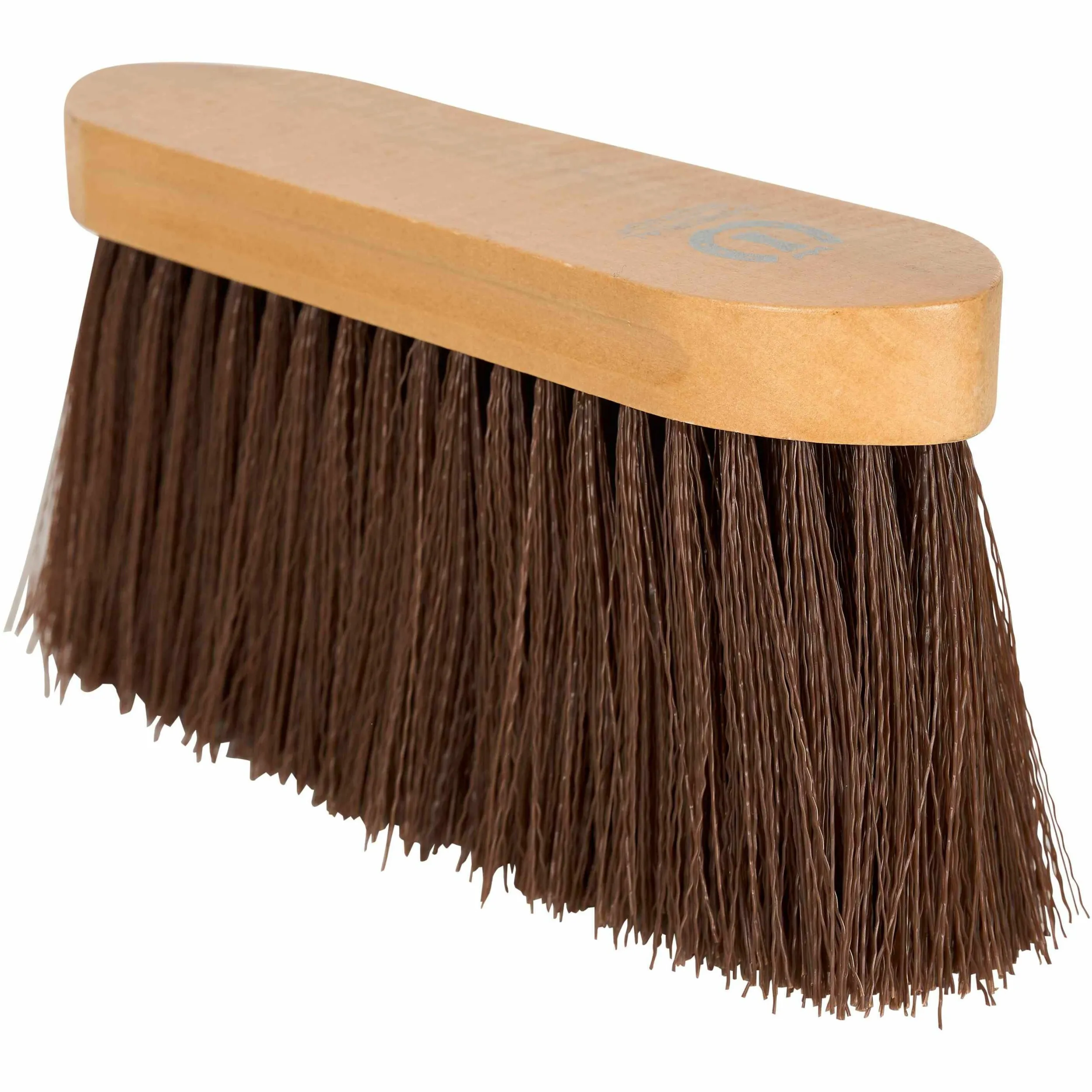 Wurzelbürste langes Nylon Haar mit Holzrücken IRH walnut