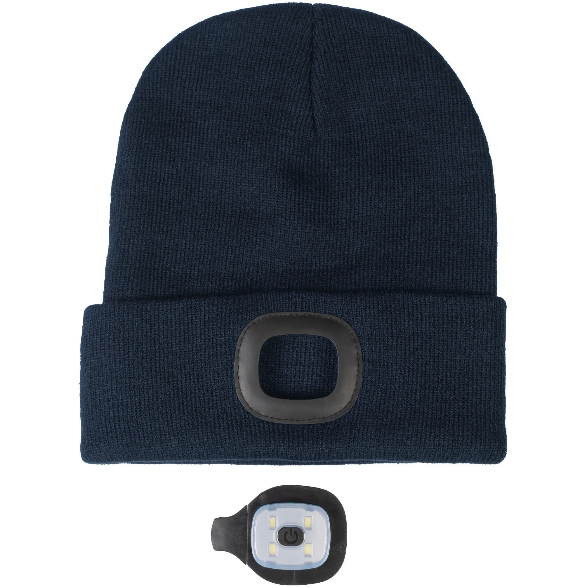 Winter Strickmütze mit Licht HONEY dunkelblau