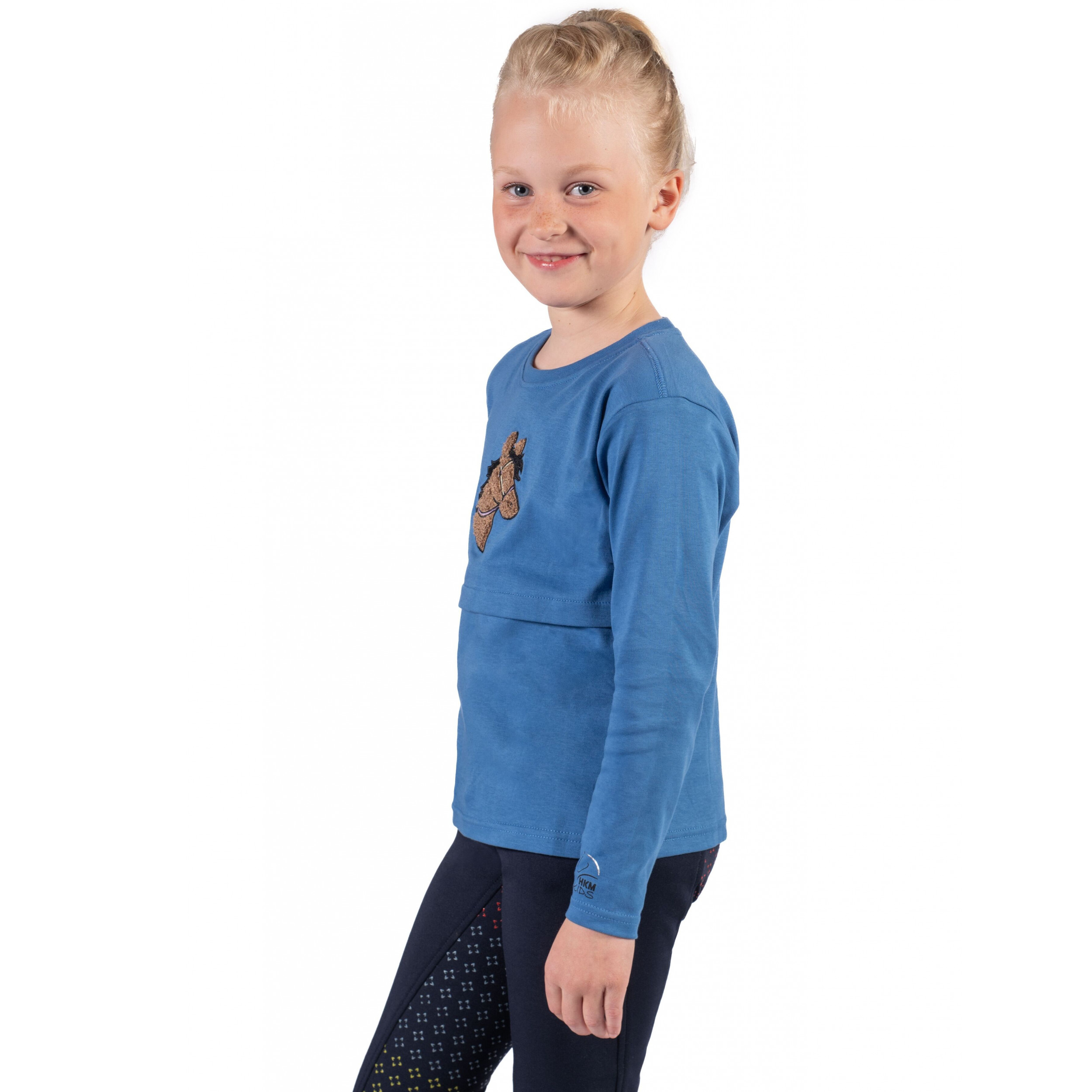 Kinder Langarmshirt MIA blau