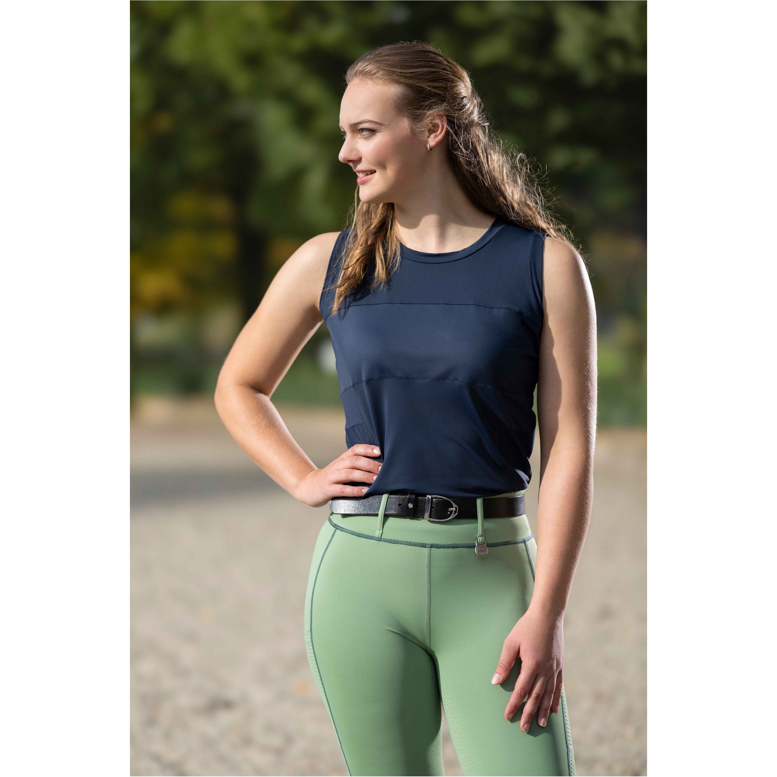 Damen Top MILA dunkelblau
