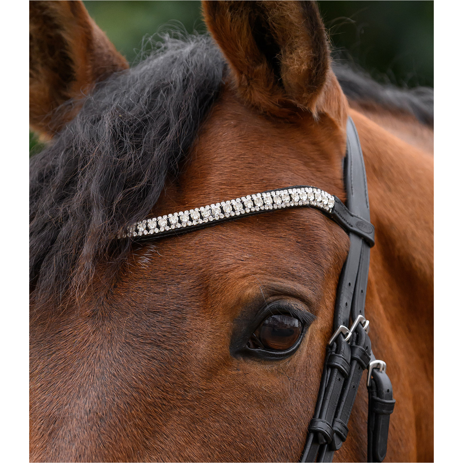 Stirnband GLITTER silber