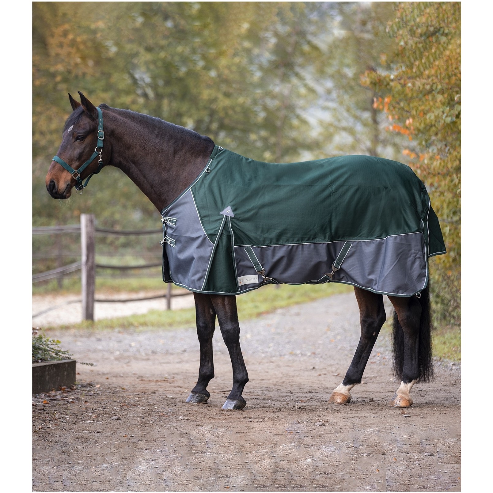 Outdoordecke Light 1200D COMFORT tannengrün/asphalt