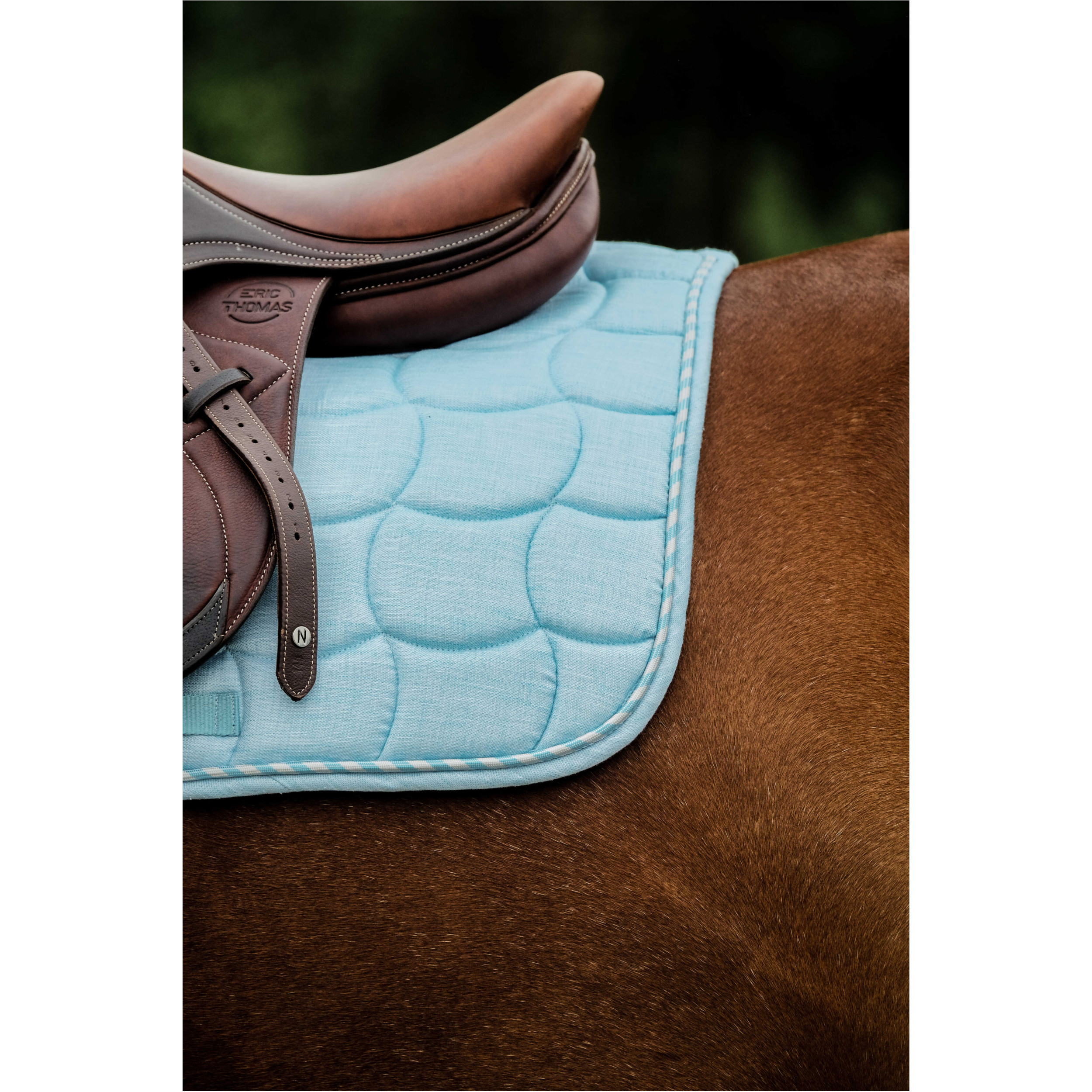 Schabracke SUNSHINE himmelblau Warmblut Vielseitigkeit Schabracke SUNSHINE himmelblau Warmblut Vielseitigkeit