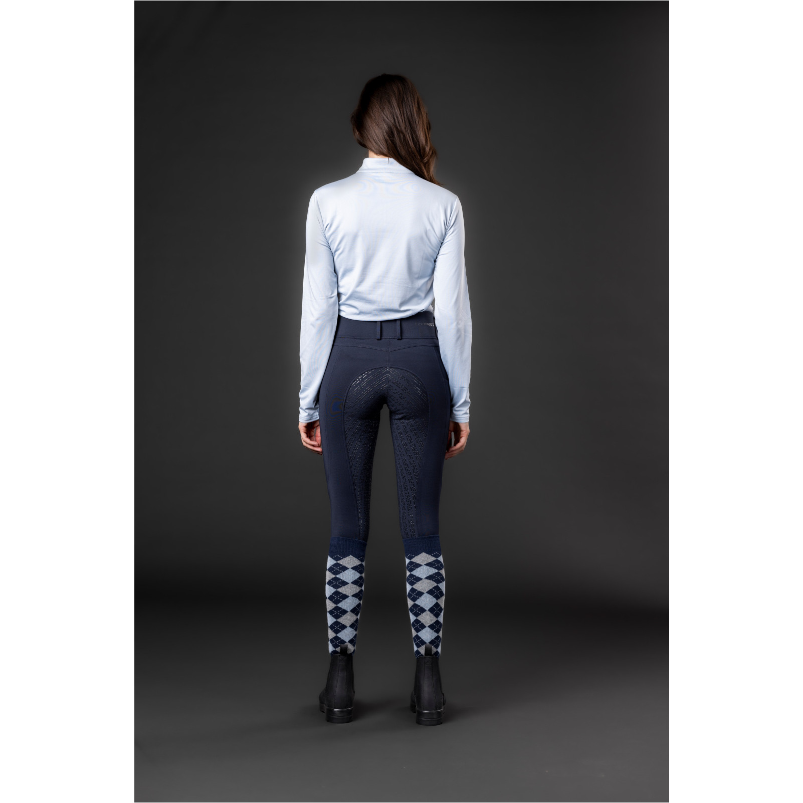 Damen Reitleggings Silikon Vollbesatz SHANNON navy Damen Reitleggings Silikon Vollbesatz SHANNON navy