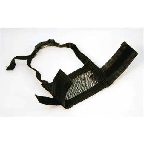 Maulkorb Nylon schwarz