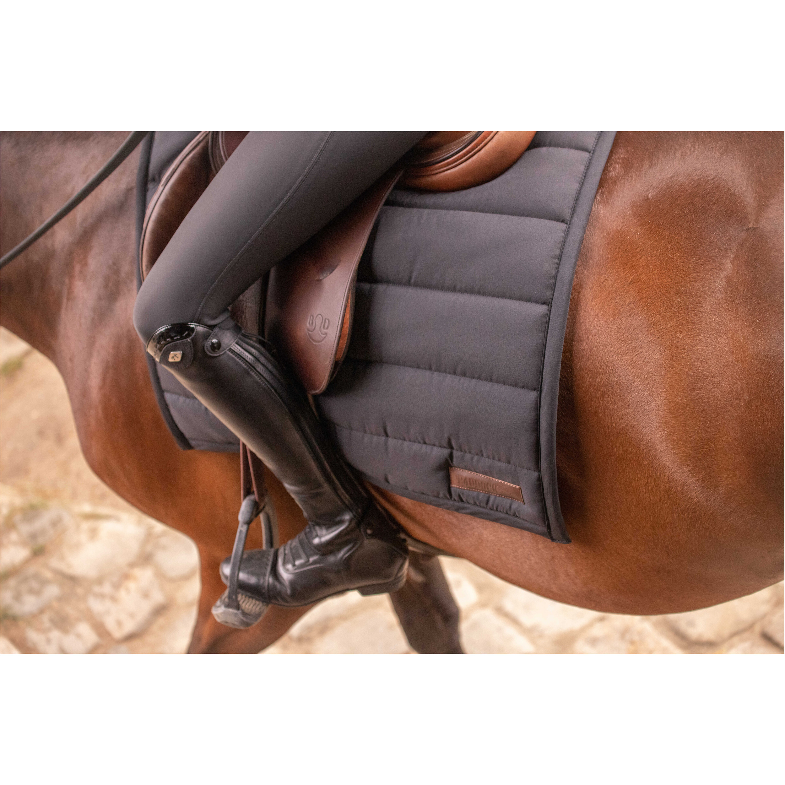 Schabracke BIG PAD schwarz Warmblut