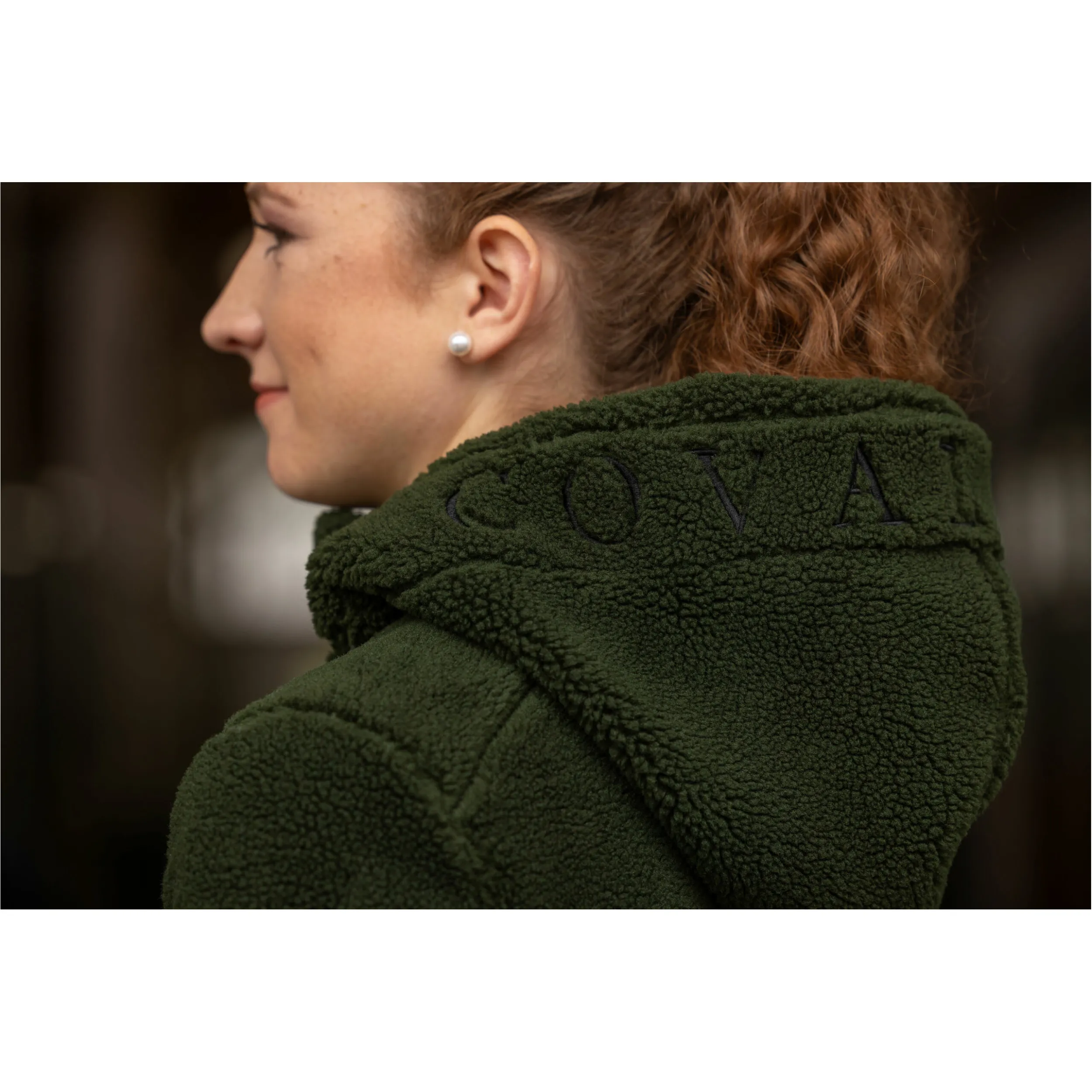 Damen Hoodyjacke EXCLUSIVE opal green