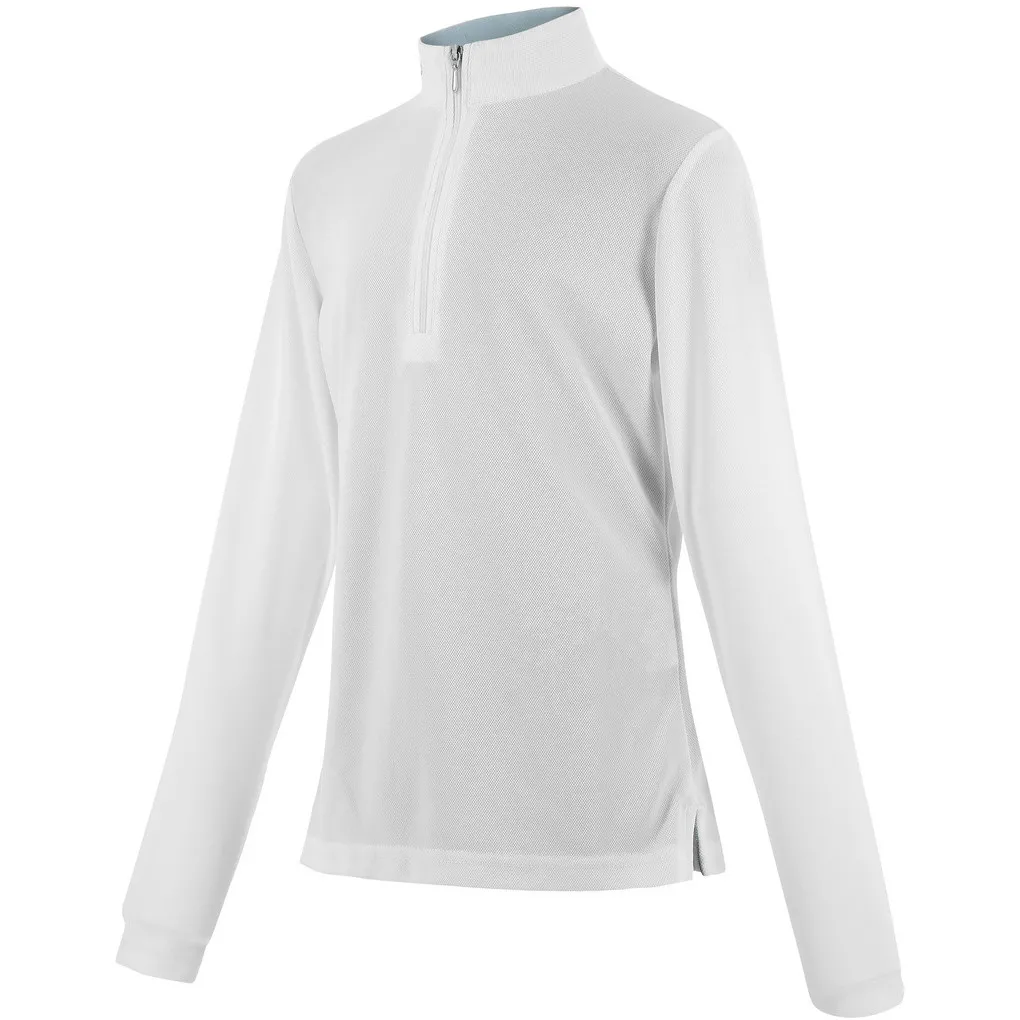 Damen Turniershirt Langarm BUFFY weiß