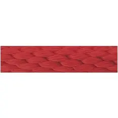 Anbindestrick mit Karabiner rot