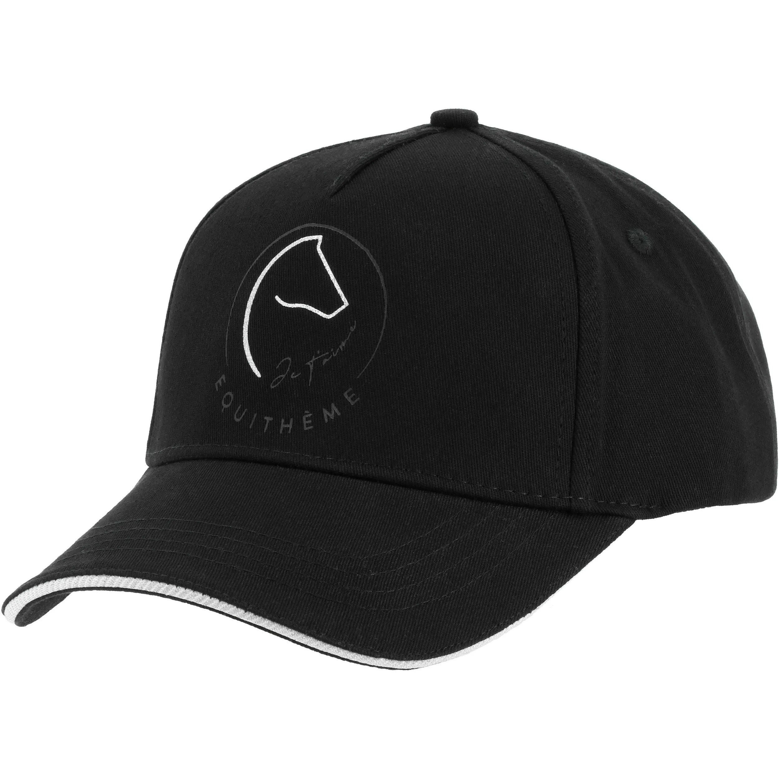 Basecap Je t'aime EK-PONYTAIL schwarz
