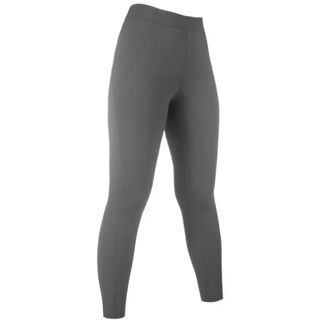 Kinder Reitleggings Silikon Vollbesatz TABEA grau