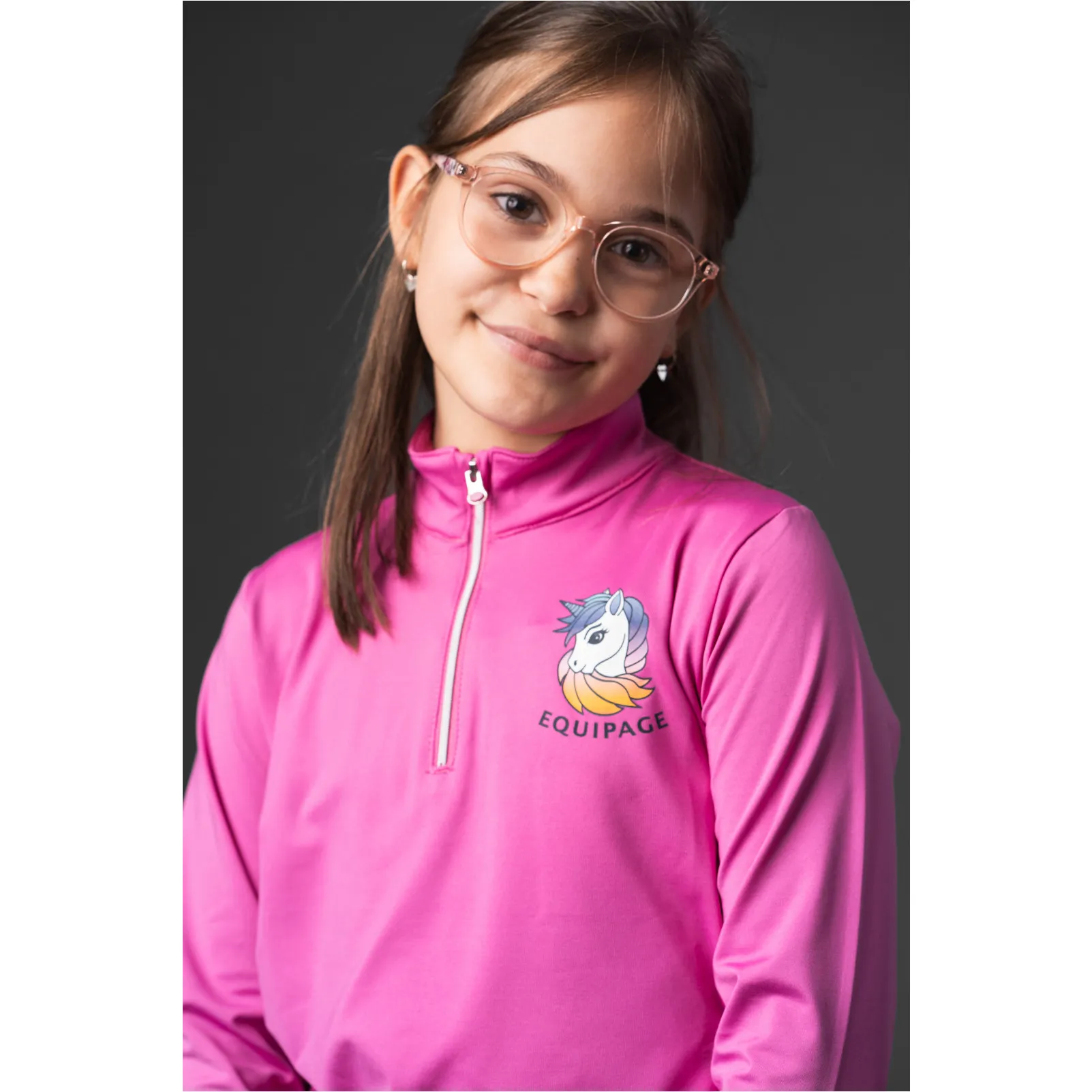 Kinder Langarmshirt VALENTINA phlox pink