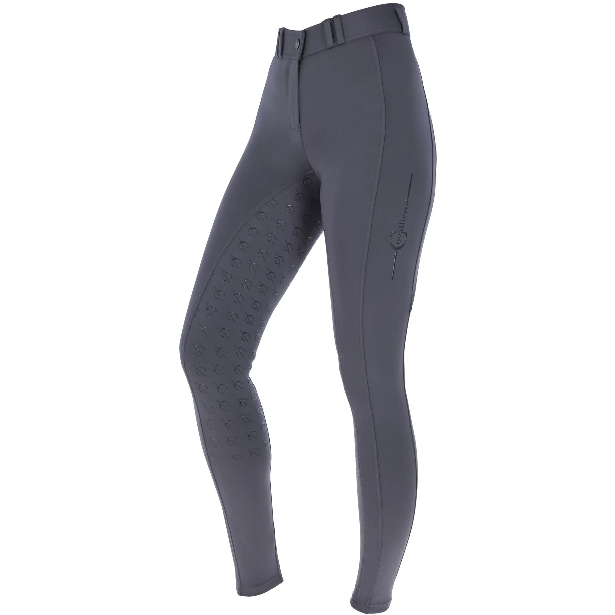 Damen Reithose Silikon Vollbesatz CLASSIC STAR graphite