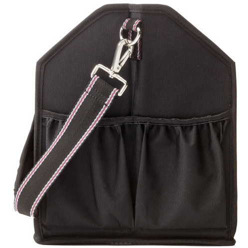 Putztasche faltbar schwarz/grau-bordeaux