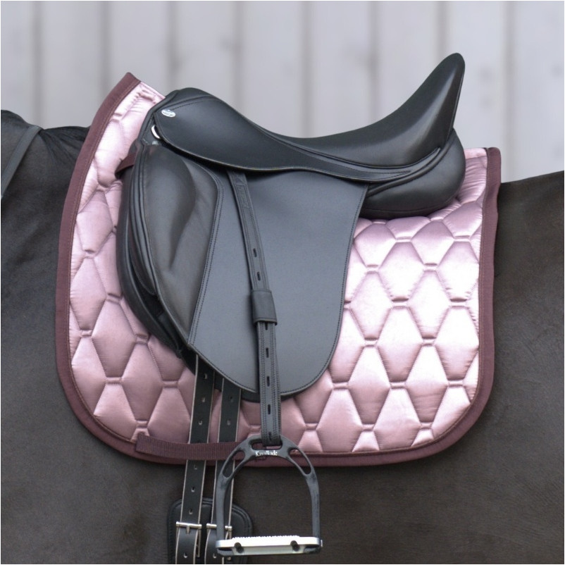 Schabracke GRACEFUL mauve/bordeaux