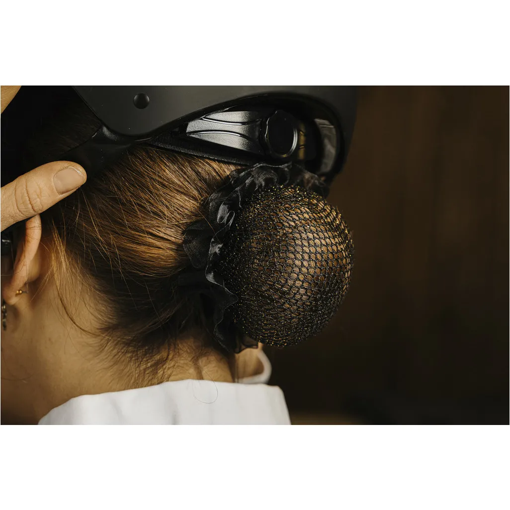 Haarnetz SHINY schwarz