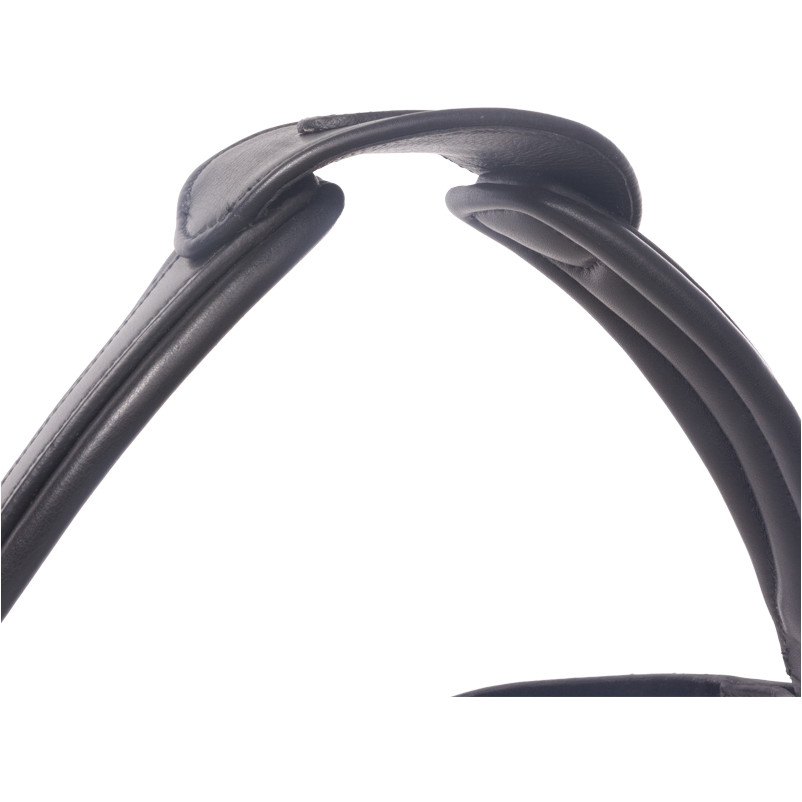 Genickstück offen mit Brücke MALOU schwarz