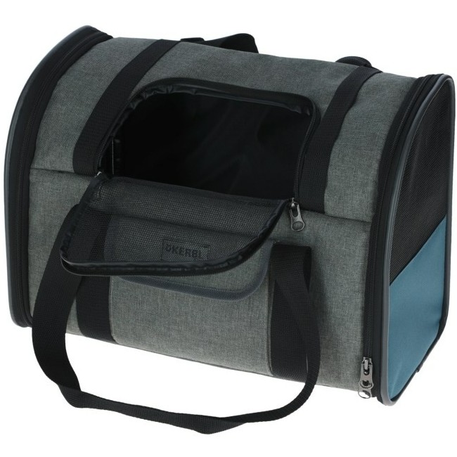 Hunderucksack VACATION grau/blau