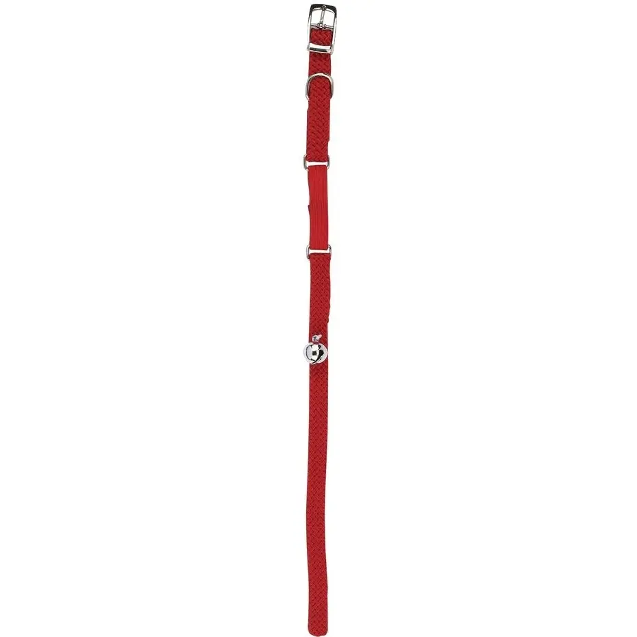 Katzenhalsband mit Gummizug rot 10x300mm