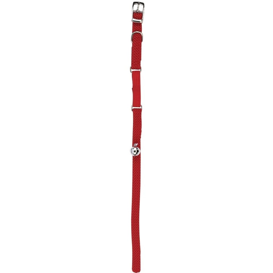 Katzenhalsband mit Gummizug rot 10x300mm